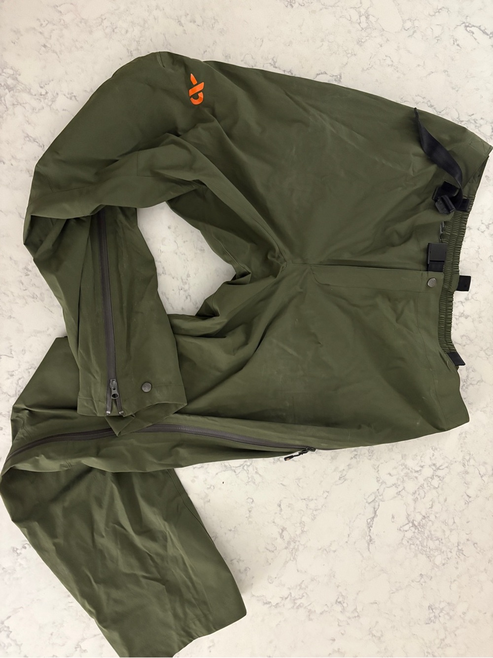 2XL First Lite Boundary Stormtight Rain Pants